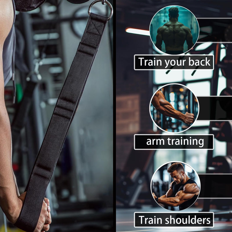 Load image into Gallery viewer, triceps touw fitness apparatuur, krachttraining Spantouw wordt geleverd met opbergtas, Triceps-trainer voor lat pulldowns, geschikt voor triceps krachttraining gym accessoire
