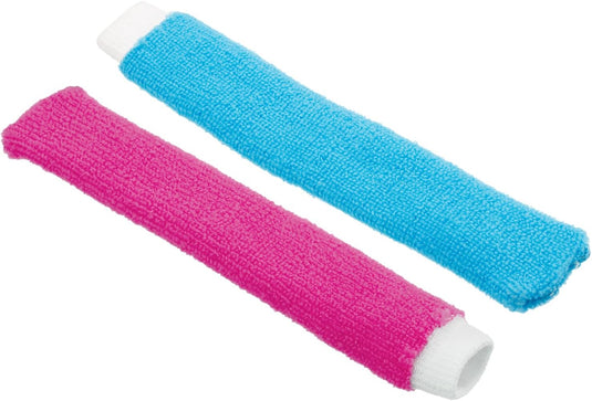 Badminton handdoek grips 2 stuks antislip en zweetabsorberend grijs-rood – racket overgrips – badminton accessoires