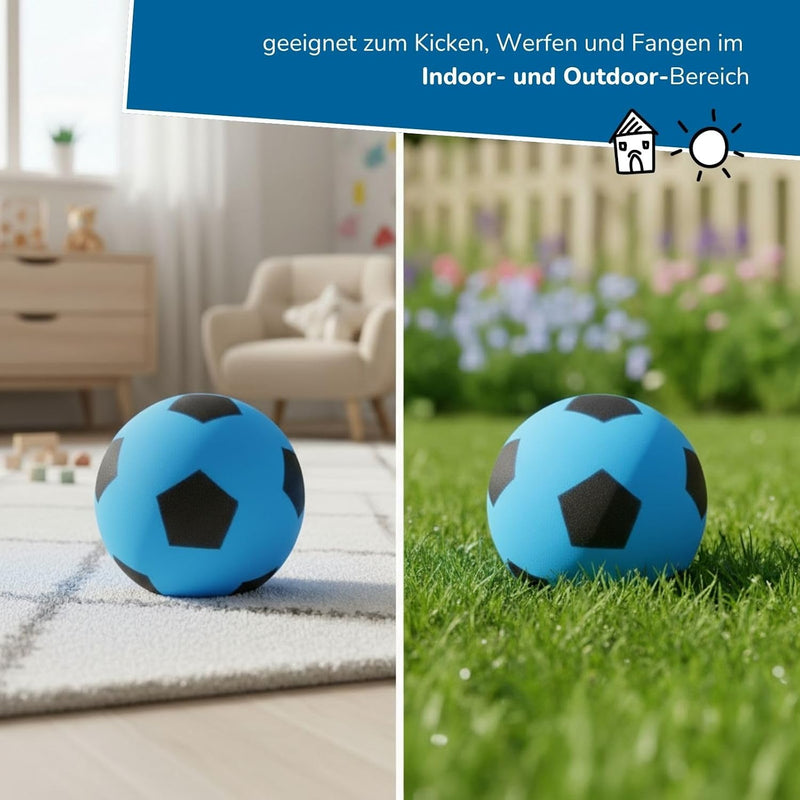 Laden Sie das Bild in Galerie -Viewer, Zachte schuimrubberen voetbal 20 cm
