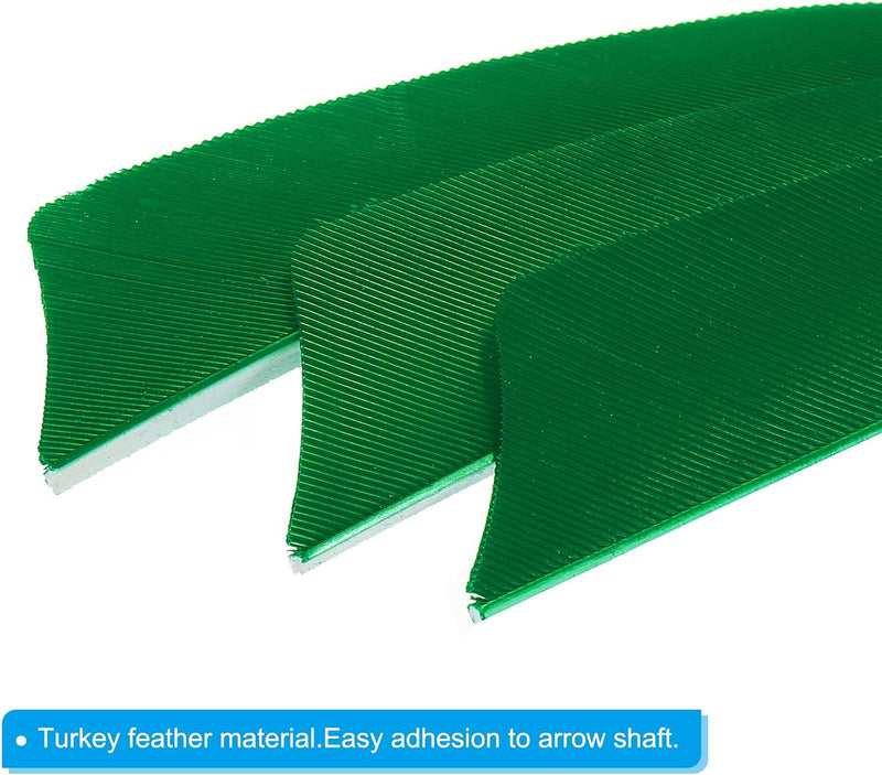 Laad afbeelding in Galerijviewer, Pijlveren 50 stuks 4 inch van kalkoenveer – arrow fletching – boogschieten accessoires
