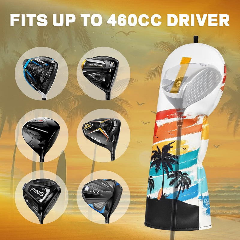 Load image into Gallery viewer, Golf putter beschermhoes met magnetische sluiting 16,8 x 13 cm van kunstleer – putter headcover – golfclub bescherming
