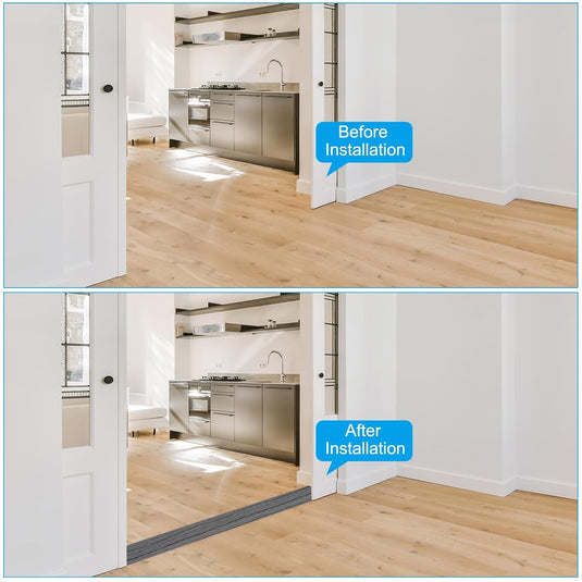 Zelfklevende vloer overgangsstrip 7,6 cm x 1 m - Vinyl laminaat afdekstrip & naadprofiel - Vloerovergangsstrip drempelprofiel