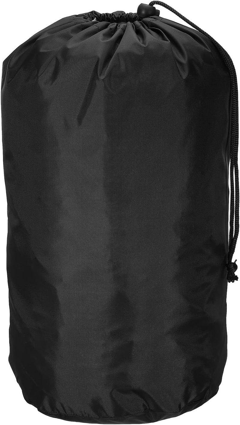Chargez l'image dans la visionneuse de la galerie, Waterdichte opbergzak 16 x 32 cm met trekkoord zwart – stuff sack – camping accessoires

