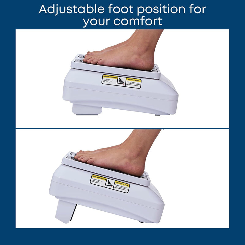 Laad afbeelding in Galerijviewer, BioEnergiser Leg Exerciser Pro Beentrainer, passieve training voor jong en oud, 3 niveaus, incl. afstandsbediening, zachte constante beweging, geschikt voor senioren, LEGEX Circulation Leg Oefener Pro
