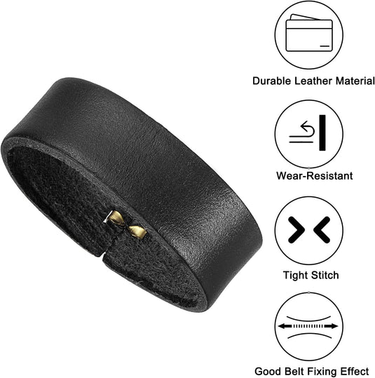Leren riemlussen 2 stuks voor riemen 38-40 mm – riemhouders – vervangende keeper loops