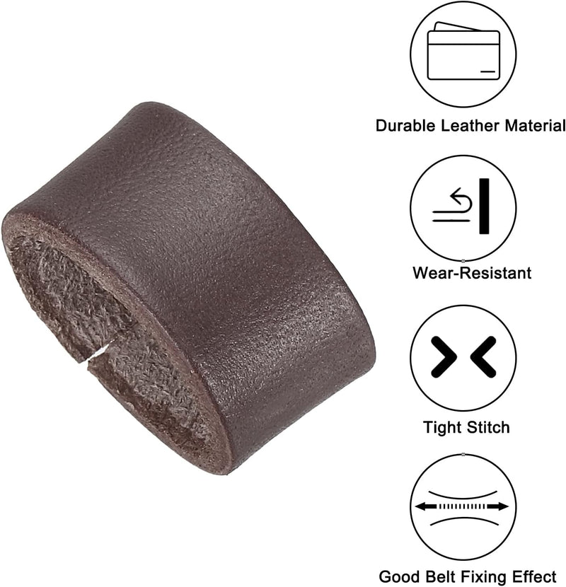 Chargez l'image dans la visionneuse de la galerie, Leren riemlussen 2 stuks voor riemen 38-40 mm – riemhouders – vervangende keeper loops
