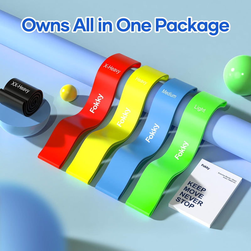 Load image into Gallery viewer, Fitness elastieken 5-delige set met verschillende weerstandsniveaus – weerstandsbanden – resistance bands
