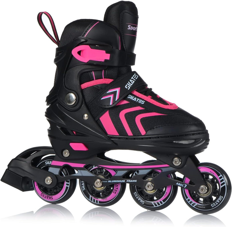 Load image into Gallery viewer, Inlineskates, 4-in-1 rolschaatsen, inline skates, schaatsen, verstelbaar, voor kinderen en volwassenen, ABEC7 lagers, maten 29-43
