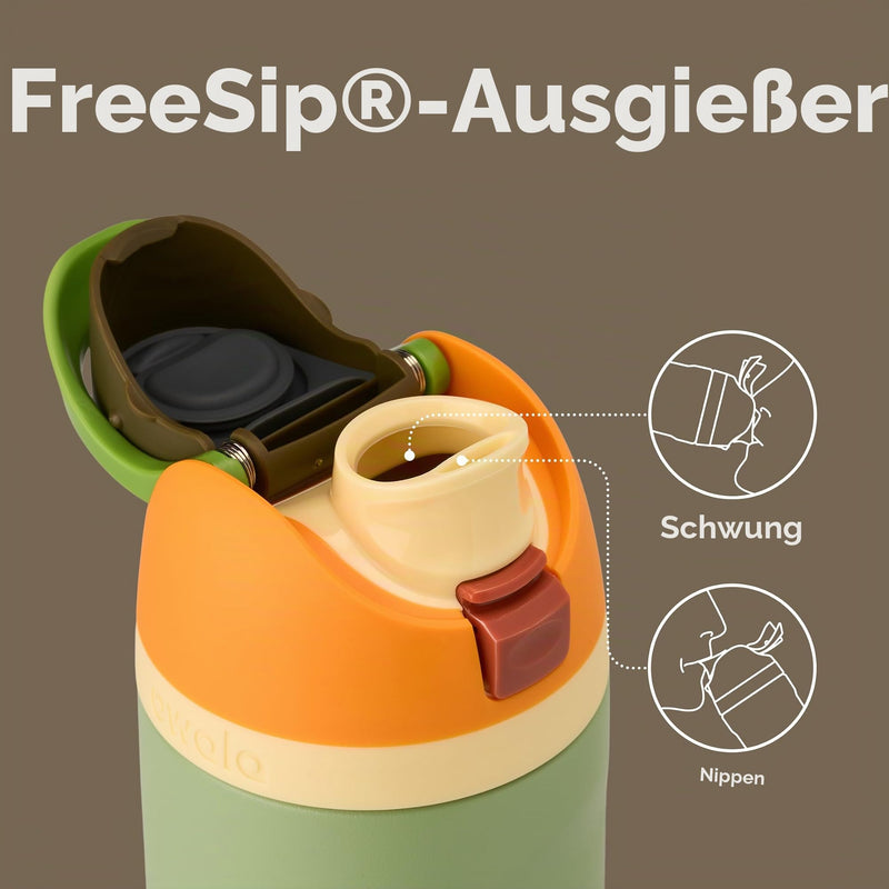 Load image into Gallery viewer, Owala FreeSip Isolierte Edelstahl-Trinkflasche, 710ml, Iced Breeze
