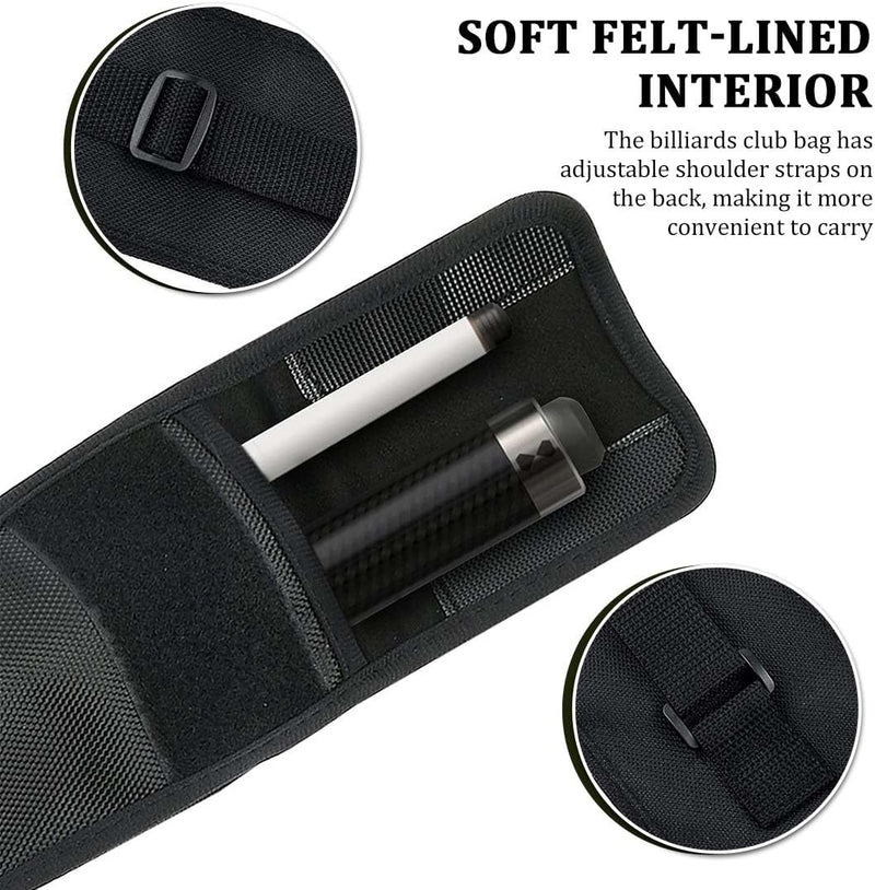 Load image into Gallery viewer, 1 Pack Pool Cue Bag, Pool Cue Bag, Billiard Cue Bag, Portable Pool Cue Bag Carrying Bag Snooker Sticks Billiard Bag for 1/2 Snooker Billiard Stick Rod Storage
