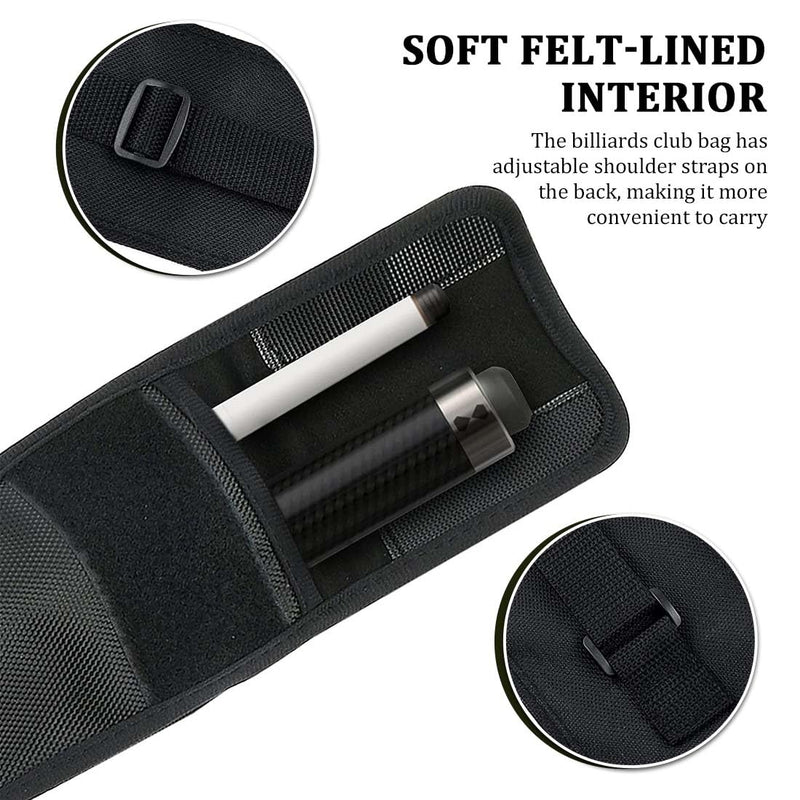 Load image into Gallery viewer, 1 Pack Pool Cue Bag, Pool Cue Bag, Billiard Cue Bag, Portable Pool Cue Bag Carrying Bag Snooker Sticks Billiard Bag for 1/2 Snooker Billiard Stick Rod Storage
