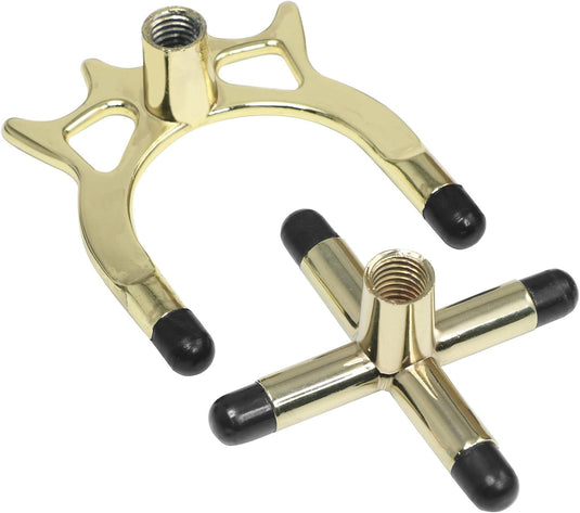 TRIXES Pool Billiards Snooker Cue Metal Cross & High Spider Rest Set