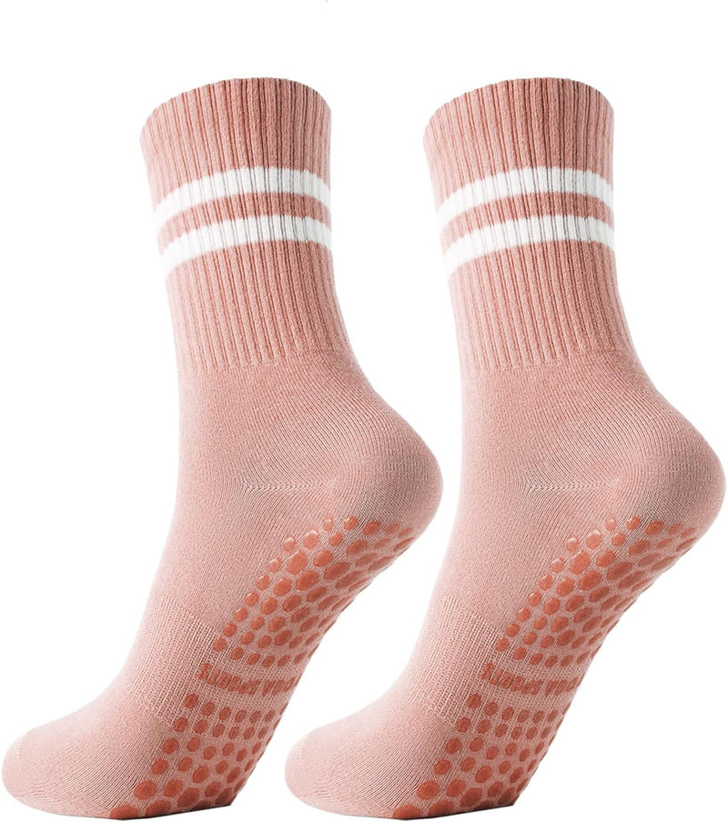 Laad afbeelding in Galerijviewer, Pilates antislip sokken 3 paar met siliconen grip – yoga sokken – fitness sokken

