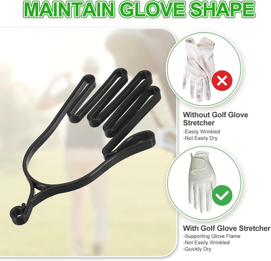 Golfhandschoen houder met ophanghaak – handschoenspanner en droger – golf accessoires