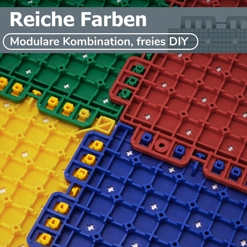 Laden Sie das Bild in Galerie -Viewer, Puzzelmat sportvloer 24 stuks – 30,5 x 30,5 cm – TPE vloerbescherming voor fitness, speelruimte en buiten – grijs
