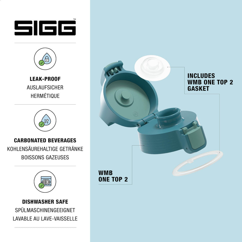 Laad afbeelding in Galerijviewer, Vervangende drinkfles dop met lekvrije sluiting en siliconen afdichting – flesdop – drinkfles accessoire

