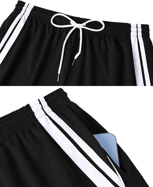 Heren sportset met T-shirt en korte broek