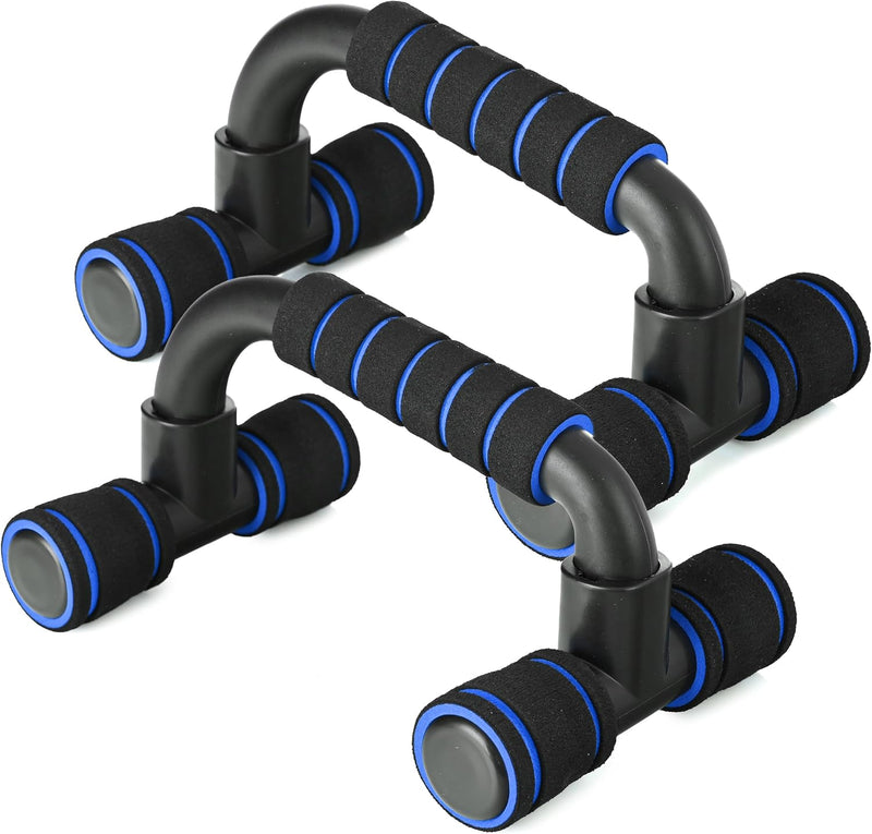 Laden Sie das Bild in Galerie -Viewer, Opvouwbare push-up bars 2 stuks met schuimhandgrepen tot 200 kg – parallettes – calisthenics
