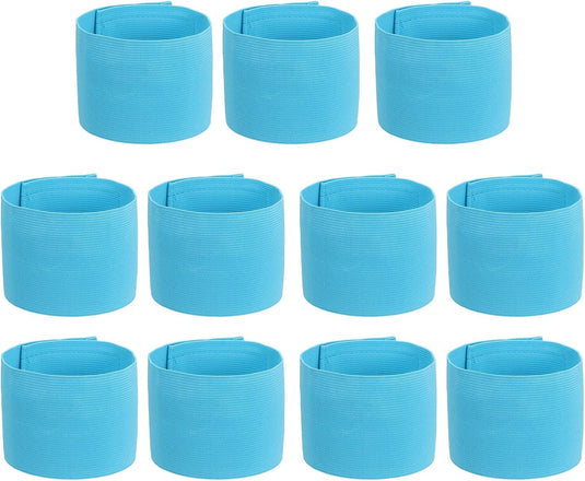 Aanvoerdersbanden 11 stuks verstelbaar 33 x 7 cm – captain armbanden – voetbal accessoires