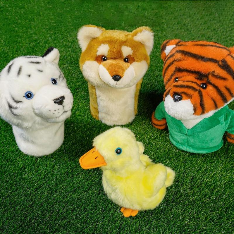 Laad afbeelding in Galerijviewer, Pluche golfclubhoes Shiba Inu voor drivers tot 460 cc
