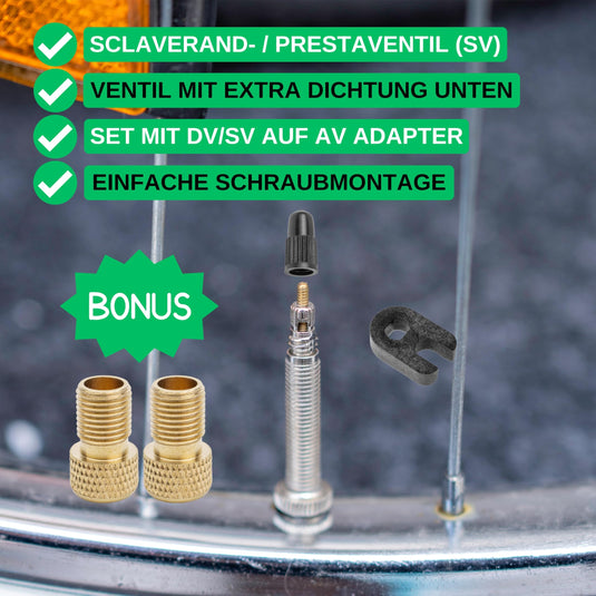 Fietsventiel Reparatieset 20-delig voor Dunlopventiel tot 6 Bar – Ventielset – Fietsaccessoires