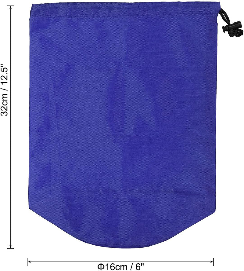 Chargez l'image dans la visionneuse de la galerie, Waterdichte opbergzak 16 x 32 cm met trekkoord zwart – stuff sack – camping accessoires
