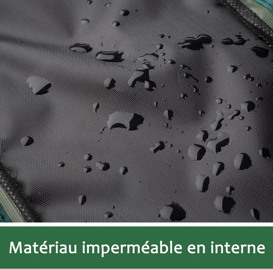 Torba do gry w bule na 8 kul z wodoodpornego nylonu z regulowanym paskiem na ramię – torba do przechowywania kul do petanki – akcesoria do gry w bule