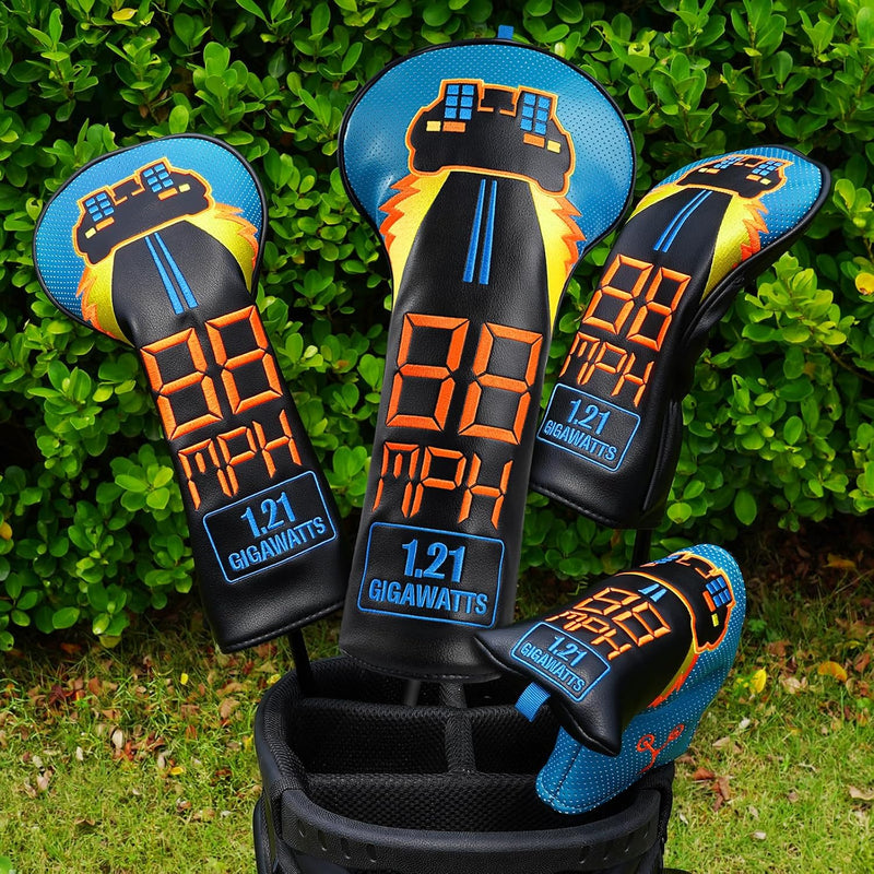 Load image into Gallery viewer, Golfclub beschermhoes van kunstleer met camouflage borduurwerk voor drivers tot 460cc – golfclubhoes – driverbescherming
