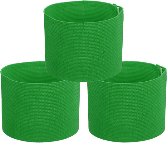 Aanvoerdersbanden voetbal 3 stuks verstelbaar donkerblauw – captain armbanden – sport accessoires