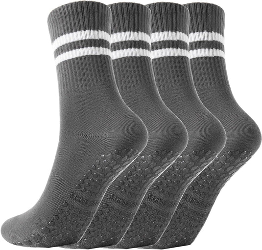 Pilates antislip sokken 3 paar met siliconen grip – yoga sokken – fitness sokken