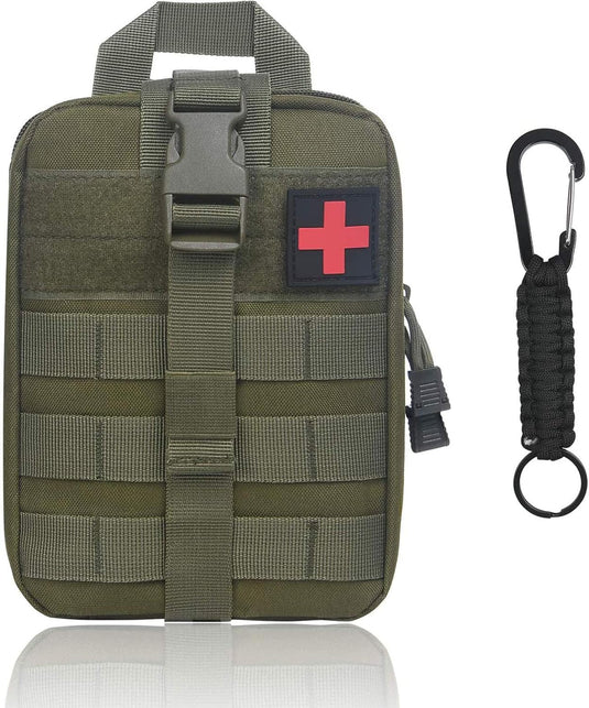flintronic Tactische Heuptassen, Molle EDC Pouch, Outdoor Heuptas+Haak, Utility Gadget Riemtas met Mobiele Telefoon Holster voor Sport, Wandelen, Kamperen, Reizen-Zwart