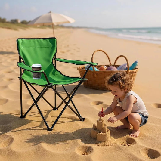 Campingstoelen Opvouwbaar 2 Stuks met Bekerhouder tot 100 kg – Vouwstoel – Kampeerstoel
