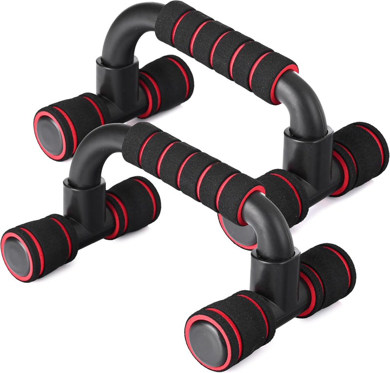 Laden Sie das Bild in Galerie -Viewer, Opvouwbare push-up bars 2 stuks met schuimhandgrepen tot 200 kg – parallettes – calisthenics

