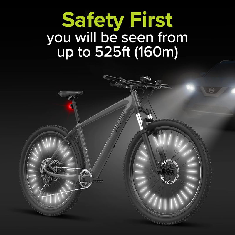 Laad afbeelding in Galerijviewer, Spaakreflectoren set voor fiets met 360° zichtbaarheid en kliksysteem – fietsreflectoren – spaakreflectoren
