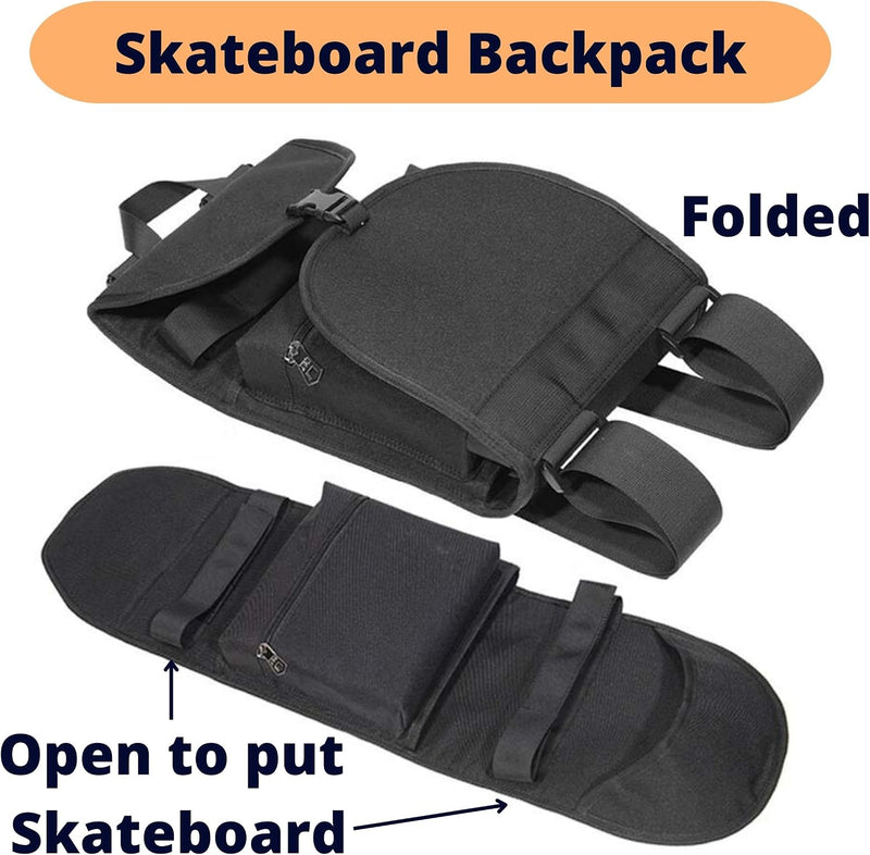 Chargez l'image dans la visionneuse de la galerie, Skateboard rugzak met T-tool voor skateboard en longboard – draagtas – skate accessoires

