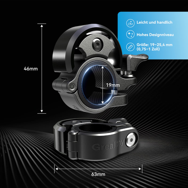 Chargez l'image dans la visionneuse de la galerie, Fietsklingel voor stuur 19-25,4 mm luid en waterbestendig blauw – fietsbel – fietsklingel
