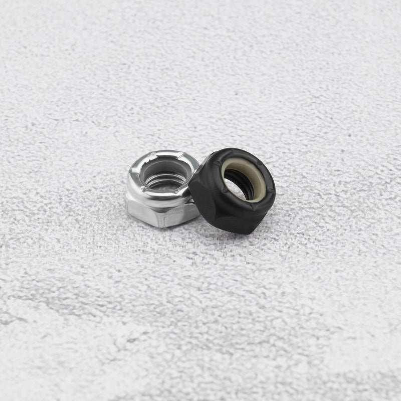 Laad afbeelding in Galerijviewer, Skateboard truck rebuild kit 32-delig zwart zilver
