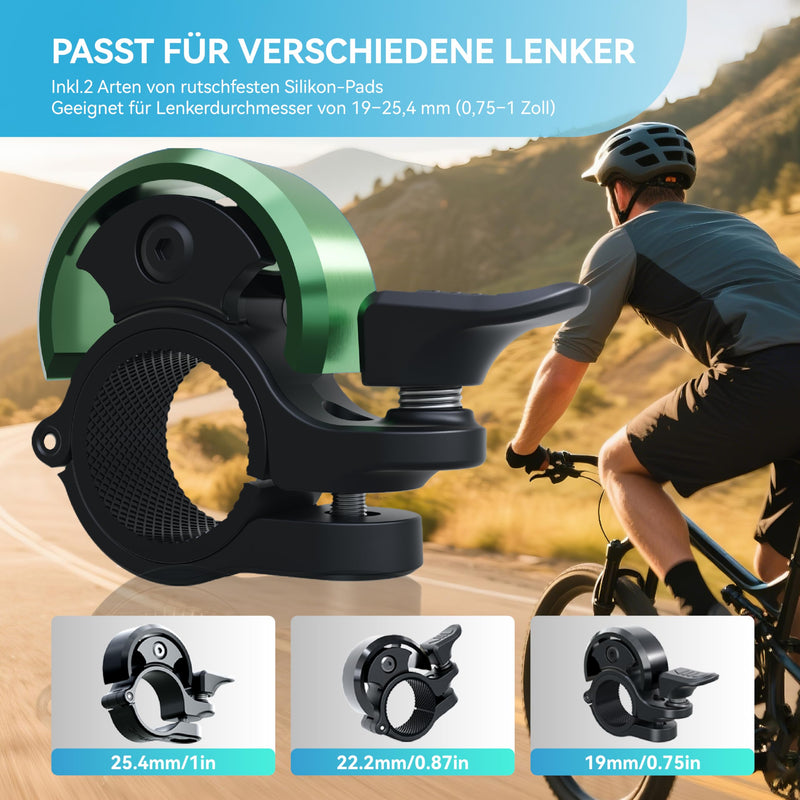 Chargez l'image dans la visionneuse de la galerie, Fietsklingel voor stuur 19-25,4 mm luid en waterbestendig blauw – fietsbel – fietsklingel

