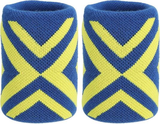 Sport polszweetbanden 2 stuks voor dames en heren – absorberende polsbandjes – fitness accessoires