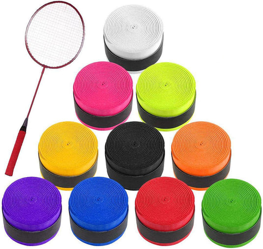 10 stuks racketgriptape tennis badminton rackets gripstape antislip super absorberend PU rackethandgreepgriptape voor tennis badminton squash sporten (10 kleuren)