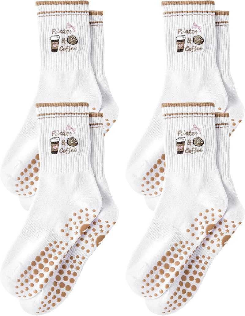 Laden Sie das Bild in Galerie -Viewer, Pilates antislip sokken dames maat 36-40 met gripnoppen – yoga sokken – fitness sokken

