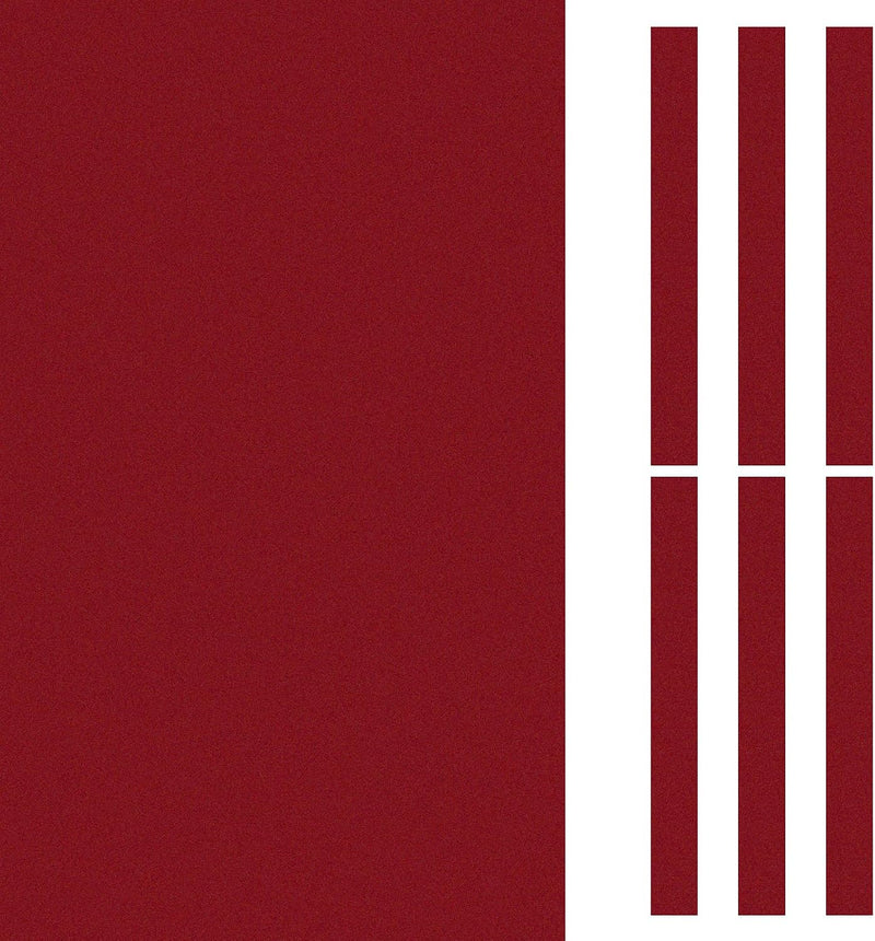 Chargez l'image dans la visionneuse de la galerie, Biljartlaken 9 ft rood met 6 bandenstroken – vervangend biljartdoek – pooltafel accessoires
