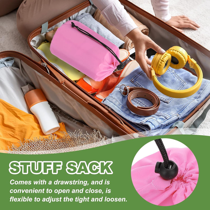 Load image into Gallery viewer, Waterdichte opbergzakken 2 stuks 13 x 25 cm met trekkoord donkergrijs – stuff sacks – camping accessoires
