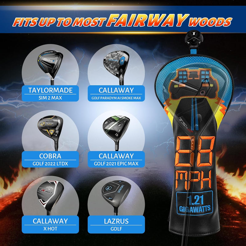 Load image into Gallery viewer, Golfclub beschermhoes van kunstleer met camouflage borduurwerk voor drivers tot 460cc – golfclubhoes – driverbescherming
