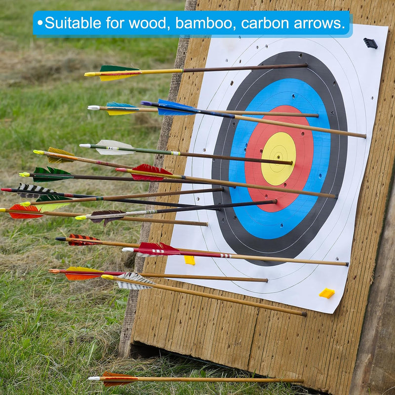 Laad afbeelding in Galerijviewer, Pijlveren 50 stuks 4 inch van kalkoenveer – arrow fletching – boogschieten accessoires
