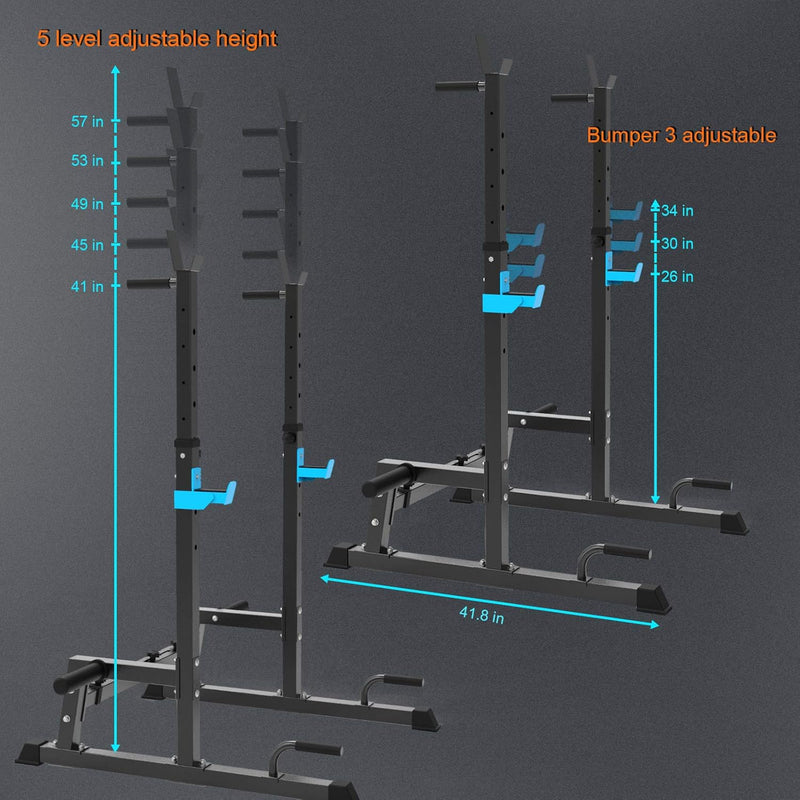 Laden Sie das Bild in Galerie -Viewer, Verstelbaar squat rack met dipstation
