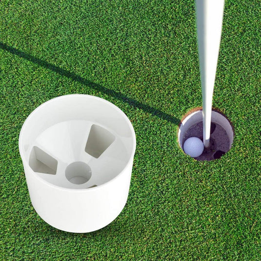Golf putting hole cup van kunststof 10,8 cm voor tuin en oefengreen – golfhole – putttraining