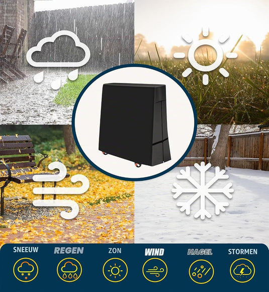 Pokrowiec ochronny na stół do tenisa stołowego z poliestru 600D do stołów składanych i płaskich – ochrona stołu do tenisa stołowego – pokrowiec na stół do ping-ponga