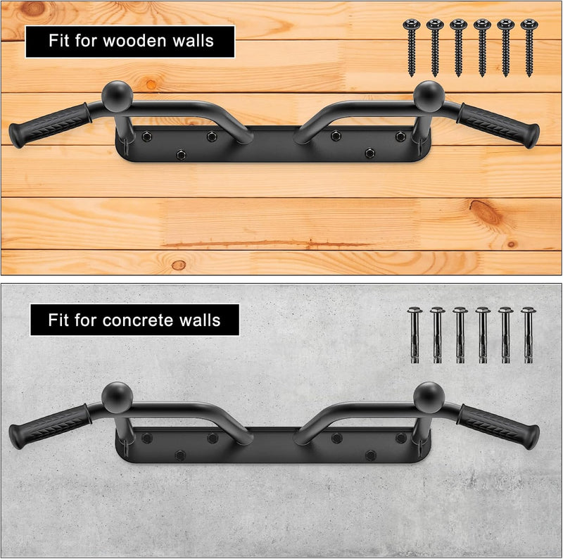Laden Sie das Bild in Galerie -Viewer, Optrekstang 95 cm voor wand plafond en balk tot 227 kg – pull-up bar – krachttraining
