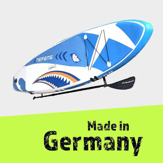 SUP wandhouder met vilt en peddelhouder – surfboard longboard boardhouder – wandrek